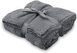 Cozychic Lite Ribbed Throw Carbon